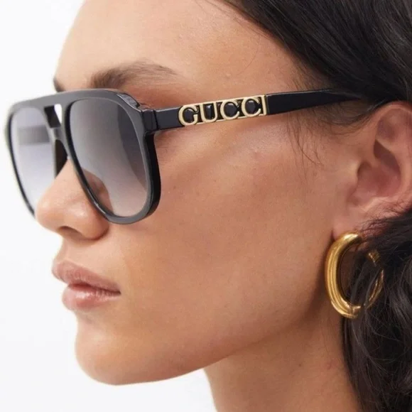 Gucci | Accessories | New Gucci Gg188s 02 Black Unisex  display picture 1